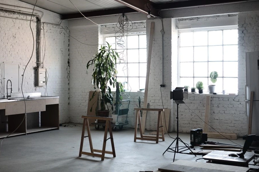 aménager un atelier d'artiste